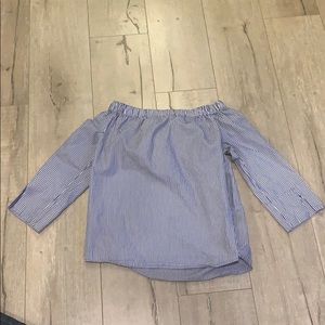 Zara Women’s off the shoulder shirt